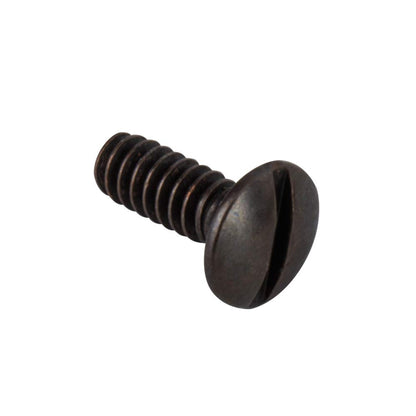3/8" Long 6-32 Thread Oval Head Milled Slot Replacement Wall Plate Screws, 30-Pack, Bronze Finish